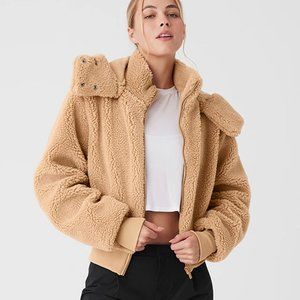 ALO Foxy Sherpa Jacket in Camel